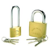 Brass Bodied, Chrome Shackle - Long Shackle
